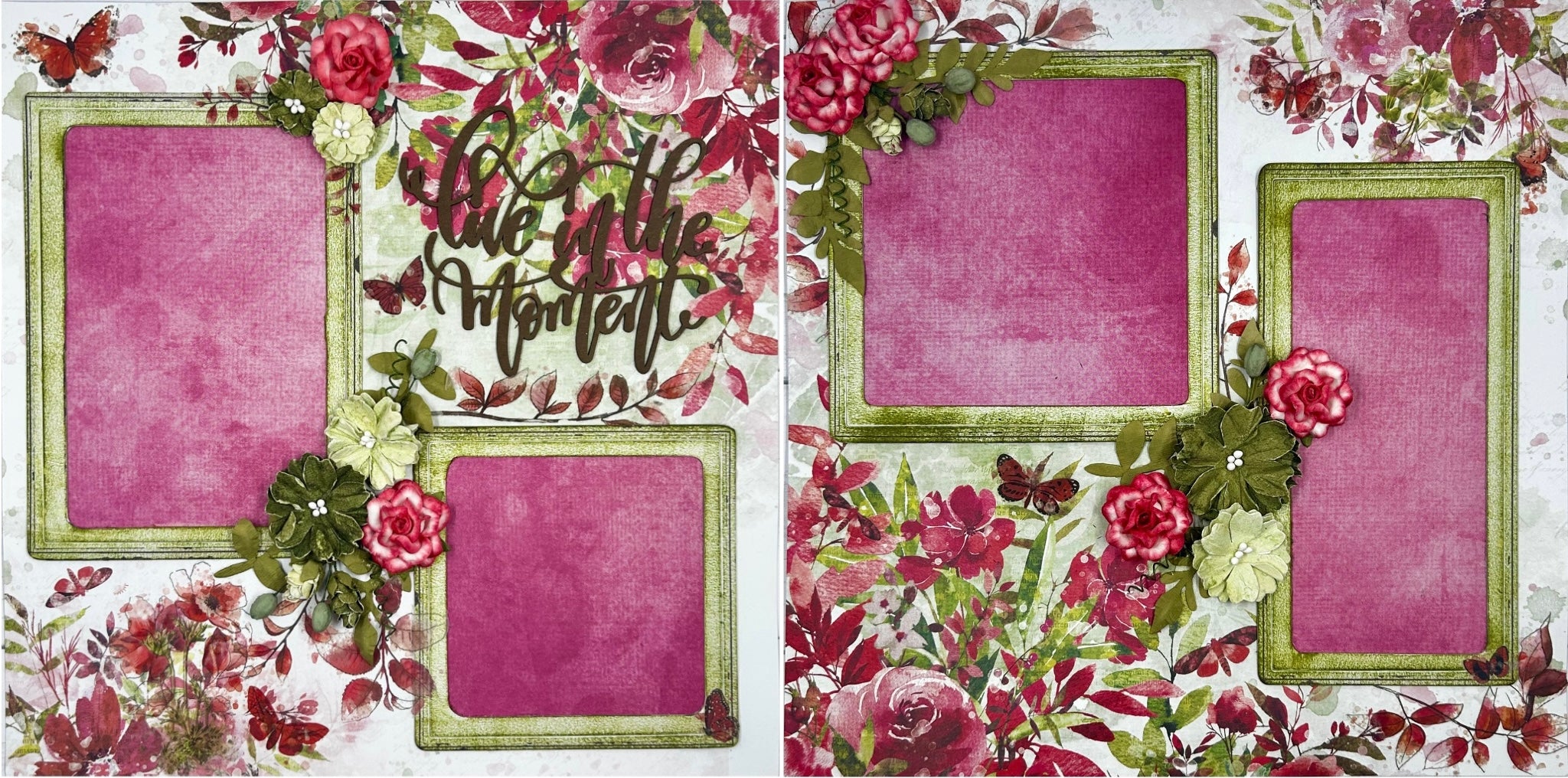 Live In The Moment 2-Page Layout